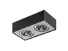 Lampa sufitowa PAULO 2 12V BLACK/ALUMINIUM Azzardo AZ1260 stalowy