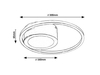 Lampa sufitowa Rabalux Sirius 5289 chrom