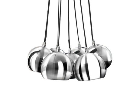 Lampa wisząca NOA 7 CHROME Azzardo AZ1043 biały/chrom
