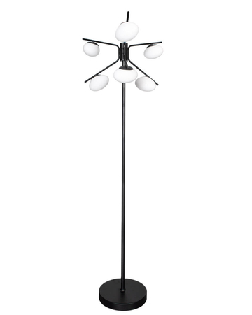 Lampa podłogowa By Rydens Imperia 4100880-4002 czarny matowy