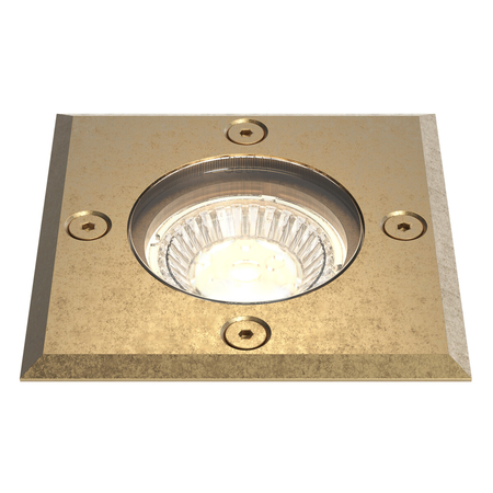 Lampa gruntowa Astro Gramos Square 1312009 Mosiądz