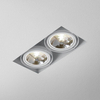 Lampa AQForm Squares 111 x 2 Trimless Wpuszczany Biały Struktura