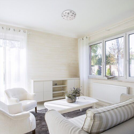 Lampa sufitowa Rabalux Benita 3075 biały wzorzysty