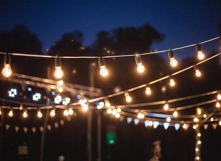 Girlanda profesjonalna IP44 czarna 10m + gniazdo Eko-light EKO1595