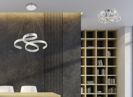Lampa wisząca Trio 371310105 srebrny