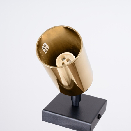 Sollux Lighting Kinkiet WINX czarny/złoty SL.1382