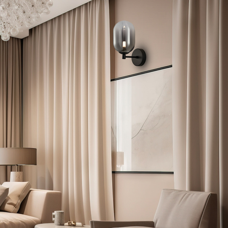 Milagro Kinkiet ALIAS BLACK 1xG9 ML0324 CZARNY