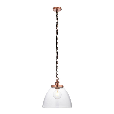 Lampa wisząca Endon Lighting Hansen Grand 106895 miedziany
