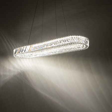 Żyrandol Nowodvorski LUXORA LED 11707 przezroczysty