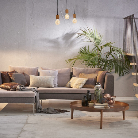 Milagro Lampa Wisząca JACK 3xE27 Dąb MLP4357 Naturalne drewno