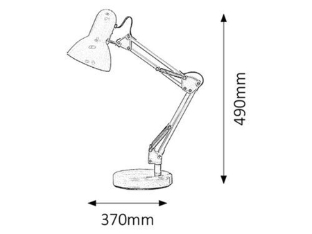 Lampa stołowa Rabalux Samson 4179 różowy