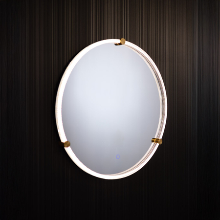 Lustro Zuma Line D2532 LUSTRO LED 60 CM CZARNE/BLACK