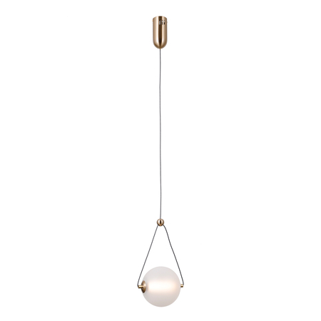 Lampa wisząca Italux Rastia PND-34361-S-HBR-OPAL złoty
