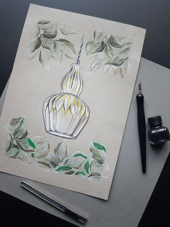 Lampa wisząca Maytoni Eustoma MOD238-PL-01-BL Nickel