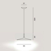 Lampa wisząca Foscarini 195017-52 Aplomb large