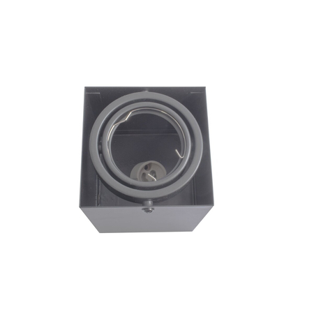 Milagro LAMPA SUFITOWA BLOCCO SZARY 1x7W GU10 LED ML835 Szary