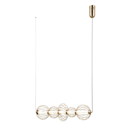 Lampa wisząca Italux Rabel PND-344221-5-HBR Złoty