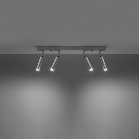 Sollux Lighting Plafon EYETECH 4 czarny SL.0900