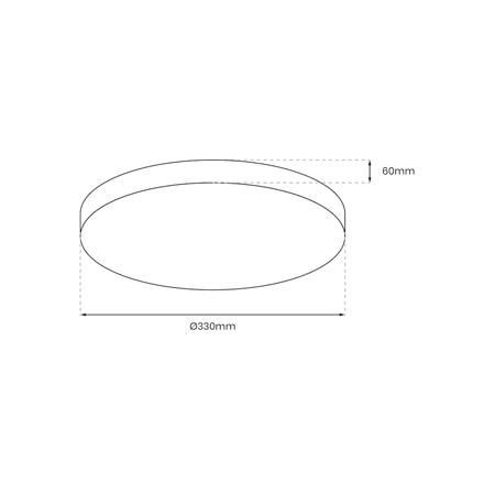 Milagro Plafon MAYA GOLD 15W LED IP44 Ø330 mm ML7790 ZŁOTY
