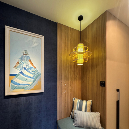 Light Prestige Rattanowa lampa wisząca Astra naturalna 1xE27 LP-3110/1P NT