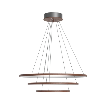 By Rydens Lampa wisząca Trione Ø80 cm orzech 4202250-6003