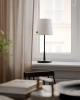 Lampa stołowa By Rydens Lumi H48,5 cm E27 czarny/biały