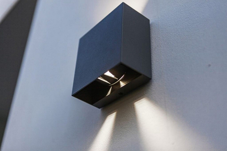 Kinkiet zewnętrzny Lutec GEMINI 5104005118 czarny