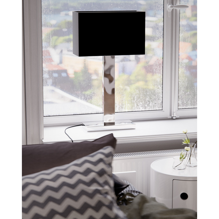 Lampa stołowa By Rydens Prime H69 cm chrom/czarna 4002690-6510