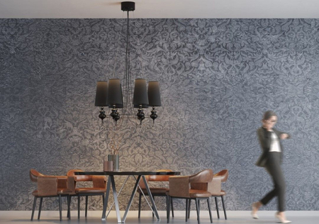 Lampa wisząca Azzardo AZ1379 Baroco 6 black