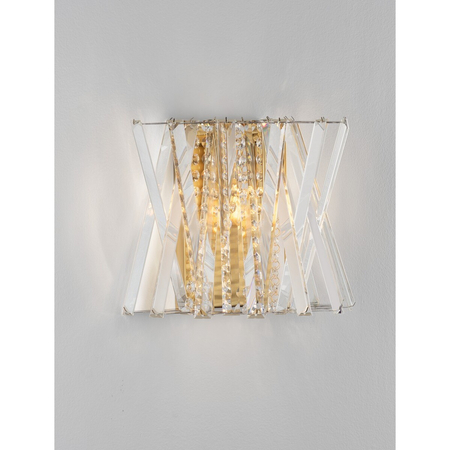 Kinkiet Luces Exclusivas MELUNTO LE45153 złoty i odcienie złota