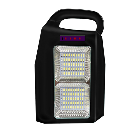 Eko-Light Lampa Solarna Brick 6W 800lm 4000K EKO9181 CZARNY