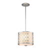 Lampa wisząca Elstead Lighting Ziggy srebrny ZIGGY-1P-S-LS