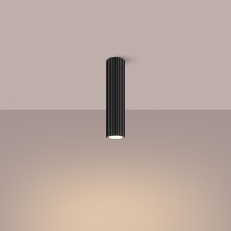 Sollux Lighting Plafon KARBON 30 czarny SL.1570