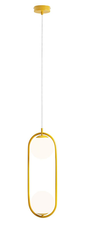 Lampa wisząca RIVA 2 MUSTARD Aldex 1086H14 żółty