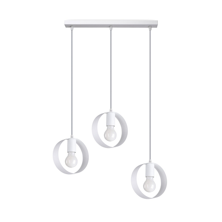 Sollux Lighting Lampa wisząca TITRAN 3 biała SL.1138