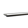 Eko-Light PROFIL ALUMINIOWY CZARNY TYP Z 1m + KLOSZ MLECZNY EKPR6381