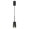 Milagro FLOWER BLACK GOLD LAMPA WISZĄCA 1xGU10 ML0267 CZARNY + ZŁOTY