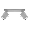 Sollux Lighting Plafon MERIDA 2 szary SL.0456