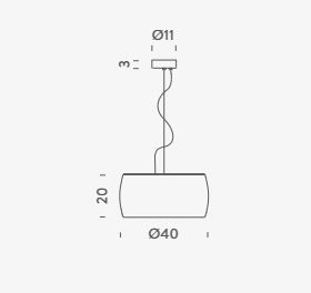 Lampa wisząca Nemo SIRHLW51 Sirius