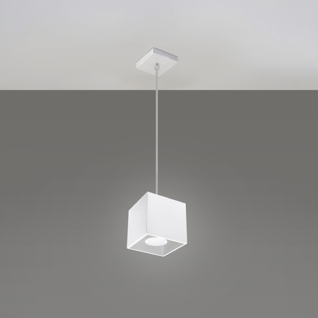 Sollux Lighting Lampa wisząca QUAD 1 biały SL.0062