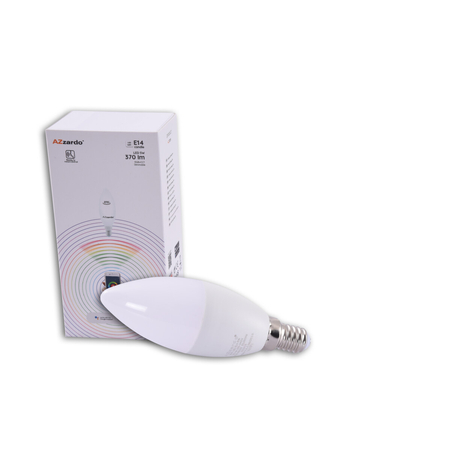 Żarówka Azzardo LED E14 5W CCT DIMM RGB CANDLE AZ3215 WHITE