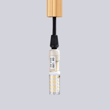 Sollux Lighting Lampa wisząca ARCHE 1 złota SL.1339