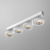 Reflektor AQForm Bares 111 X 4 R Spot Biały Struktura