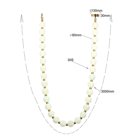 Light Prestige Lampa wisząca Dorado Rope 3 m złota LED CCT LP-002/3M CCT