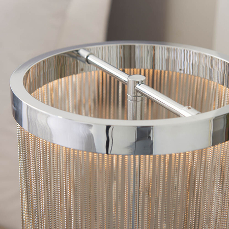 Lampa stołowa Endon Lighting Zelma 73769 chrom