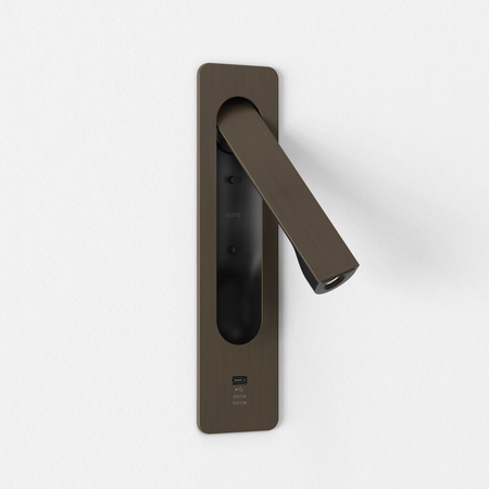 Kinkiet Astro Keta USB C 1437037 Brązowy