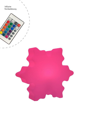 Śnieżynka LED Lampa zewnętrzna ogrodowa 2700K RGB Ø40cm 32065L biały