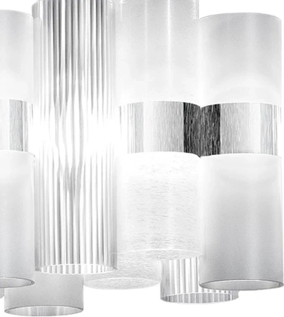 Lampa wisząca Slamp LA LOLLO LINEAR 100 - WHITE LALSXXLWHT01T00NMTEU biały