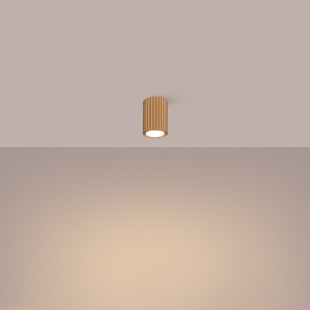 Sollux Lighting Plafon KARBON 10 złoty SL.1549