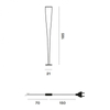 Lampa podłogowa Foscarini 111003L-20 Mite LED